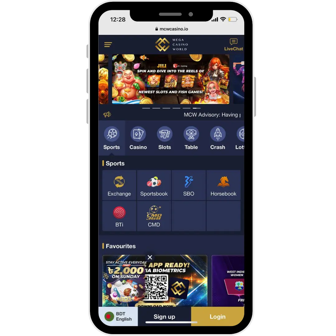 mcw casino app